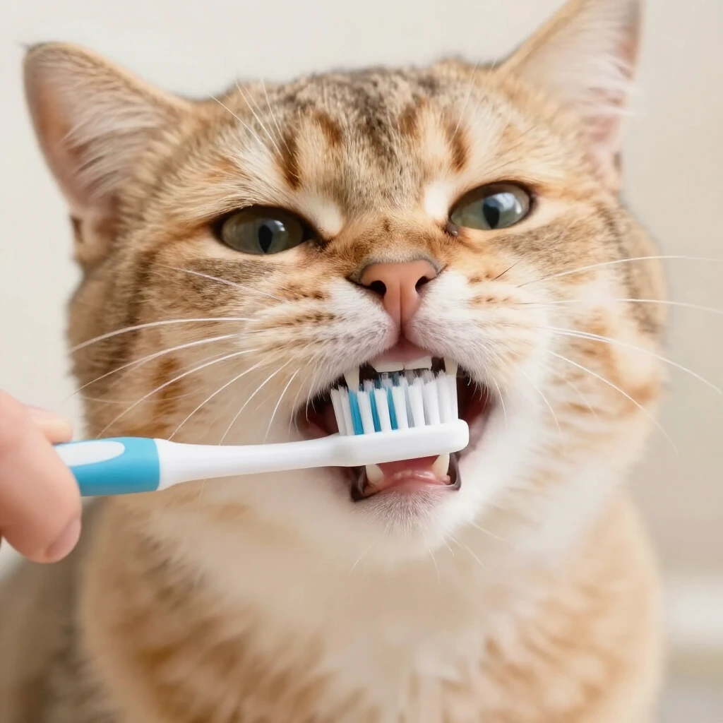 Cepillado de dientes para gatos en Lulo's Pets