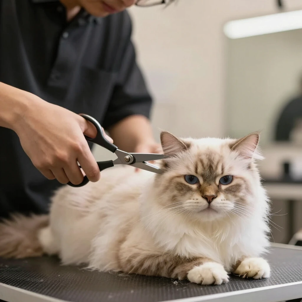 Corte de pelo para gatos en Lulo's Pets