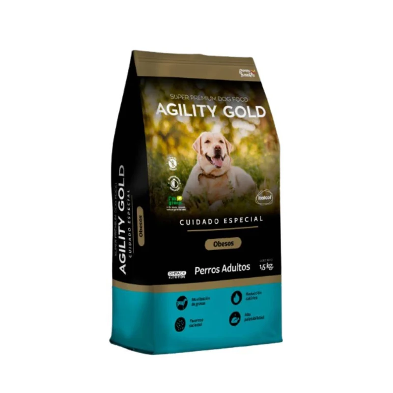 Empaque de Agility Gold Adultos Obesos