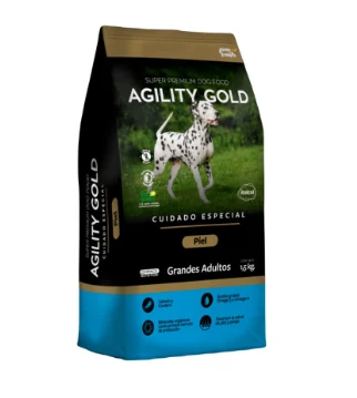 Empaque de Agility Gold Grandes Adultos Piel