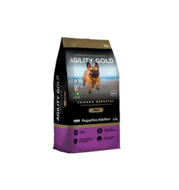 Empaque de Agility Gold Pequeños Adultos Piel