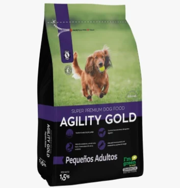 Empaque de Agility Gold Pequeños Adultos