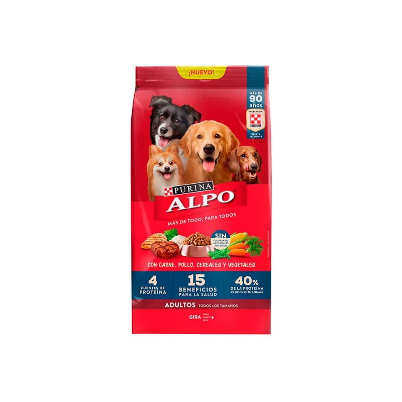 Empaque de Alpo Adultos Todos Los Tamaños