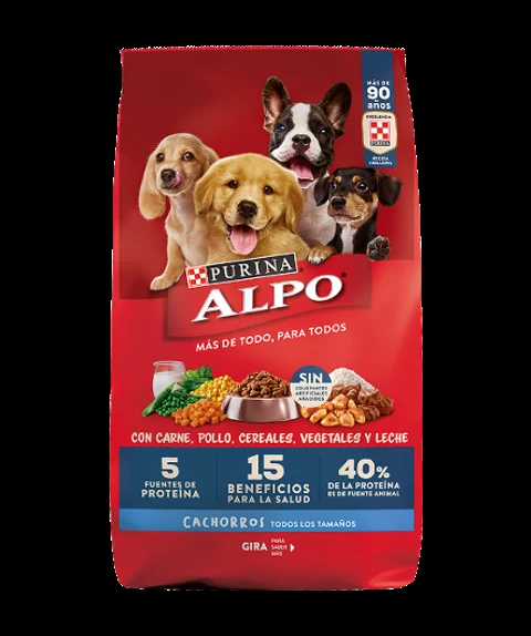 Empaque de Alpo Cachorros. Todos Los Tamaños