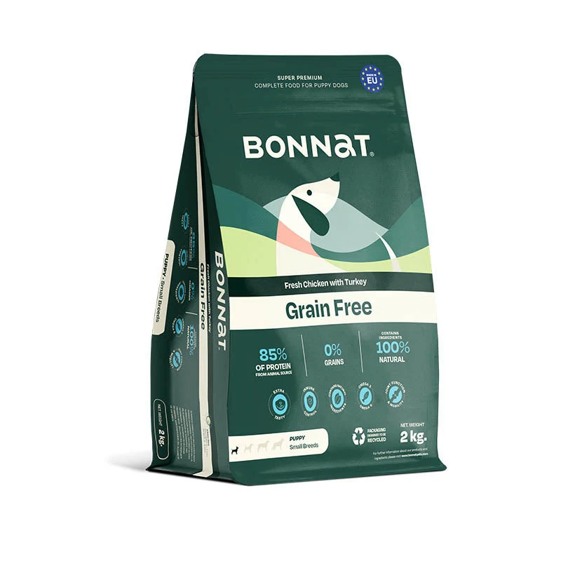 Empaque de Bonnat Grain Free Puppy Small Breed - Perro