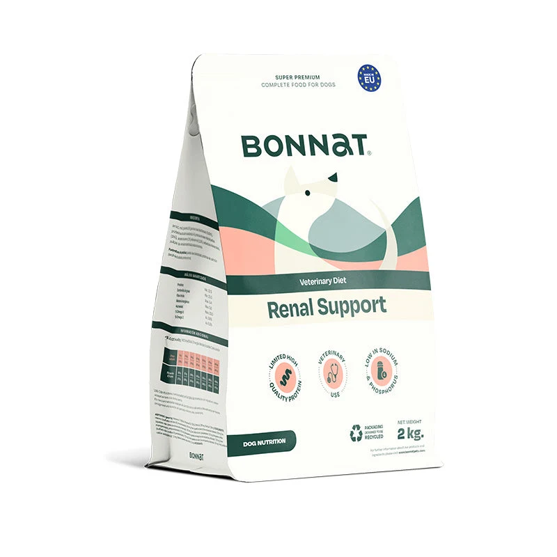 Empaque de Bonnat Veterinary Diet Renal Suport - Perro