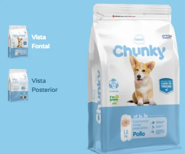 Empaque de Chunky Cachorro Pollo