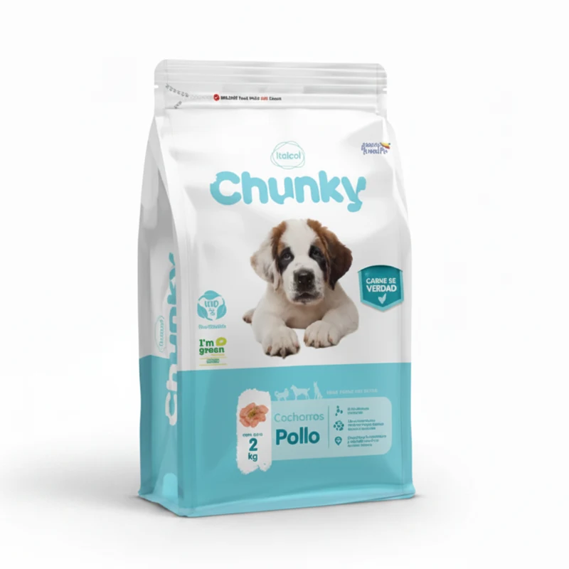 Empaque de Chunky Nuggets Pollo Perro Cachorro