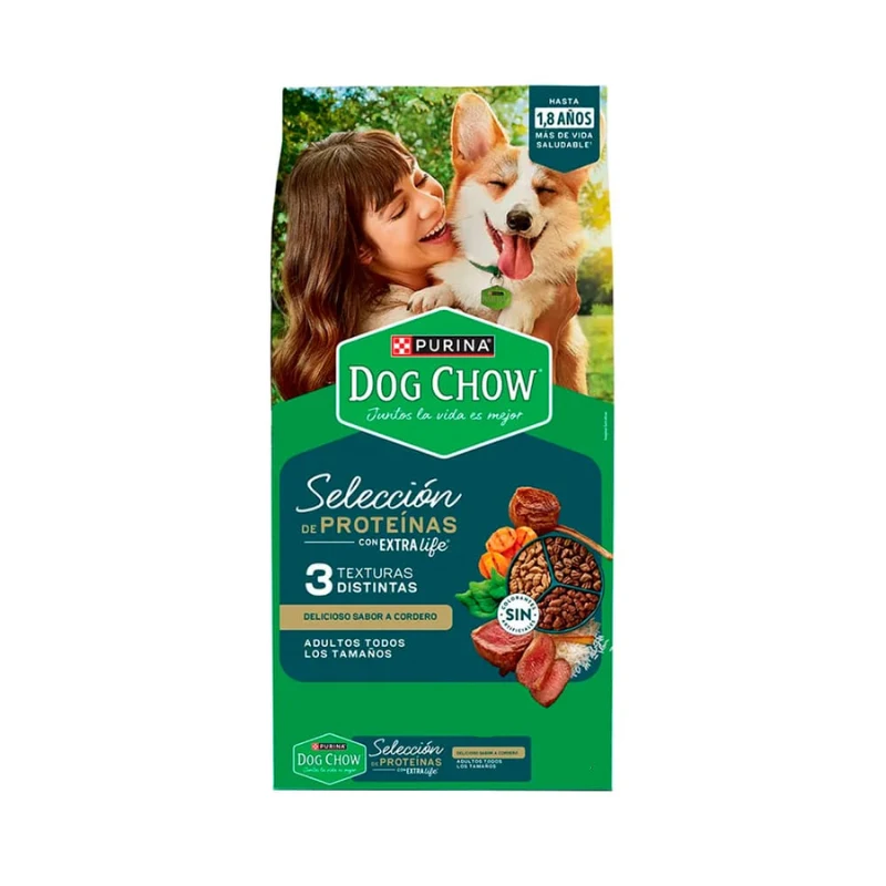 Empaque de Dog Chow Adulto Cordero