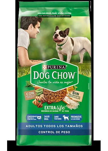 Empaque de Dog Chow Control De Peso Adulto
