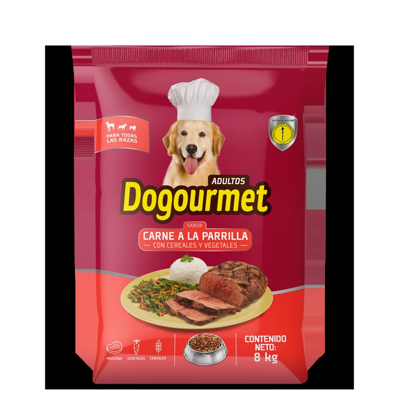 Empaque de Dogourmet Adulto Carne A La Parrilla