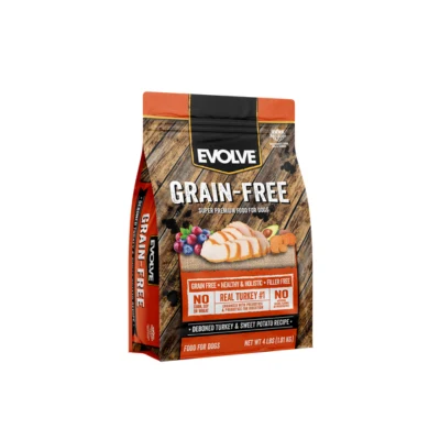 Empaque de Evolve Dog Turkey Grain Free