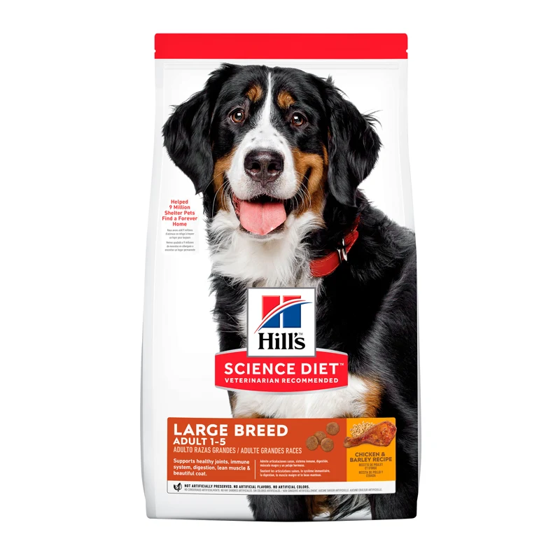 Empaque de Hill's Adult Large Breed Grandes Adultos