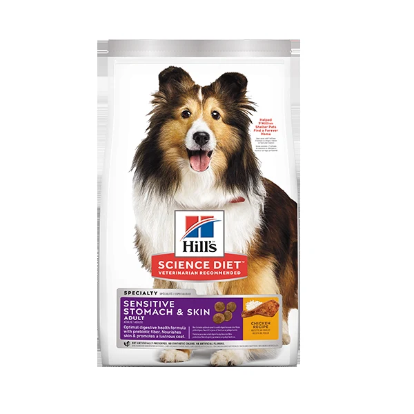 Empaque de Hills Piel Y Estómago Sensibles Perro Adulto