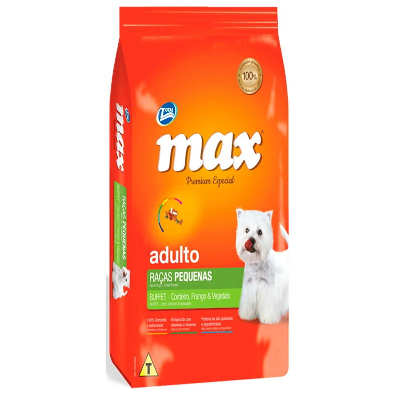 Empaque de Max Buffet Perro Raza Pequeña