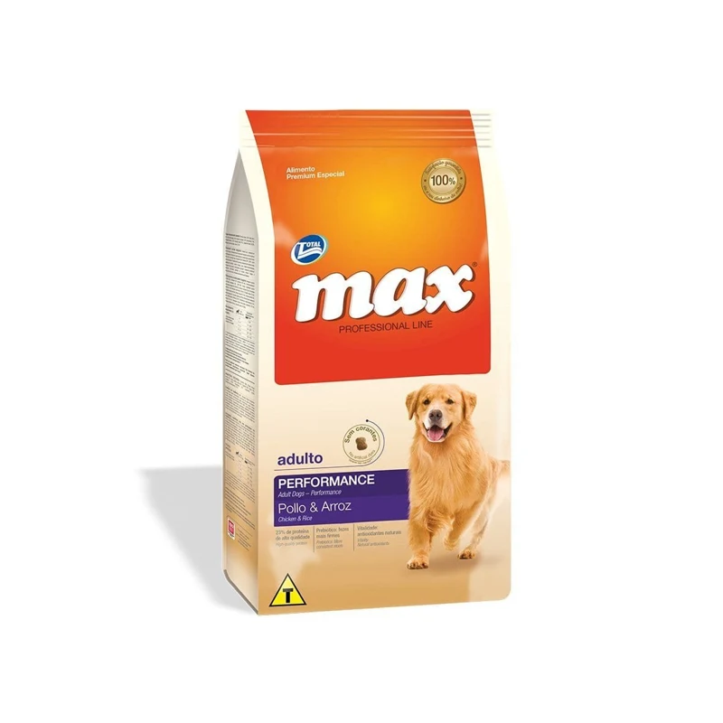 Empaque de Max Perro Adulto Performance