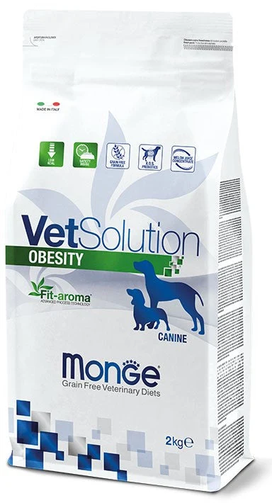 Empaque de Monge Vet Solution Canine Obesity
