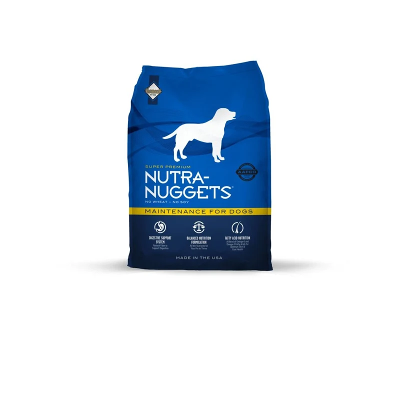 Empaque de Nutra Nuggets Mantenimiento