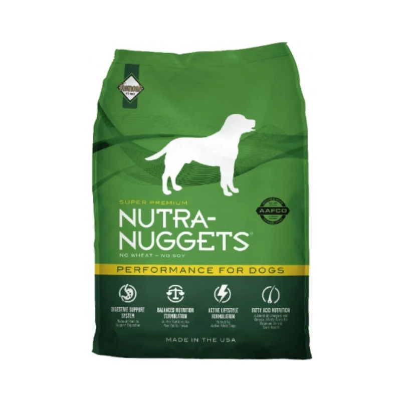 Empaque de Nutra Nuggets Performance