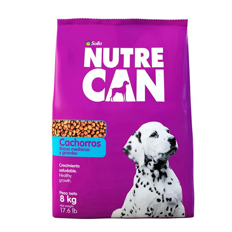 Empaque de Nutrecan Cachorro Raza Mediana Y Grande