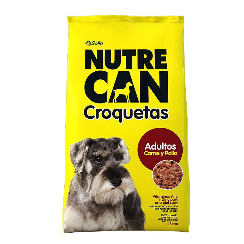 Empaque de Nutrecan Croquetas Adulto