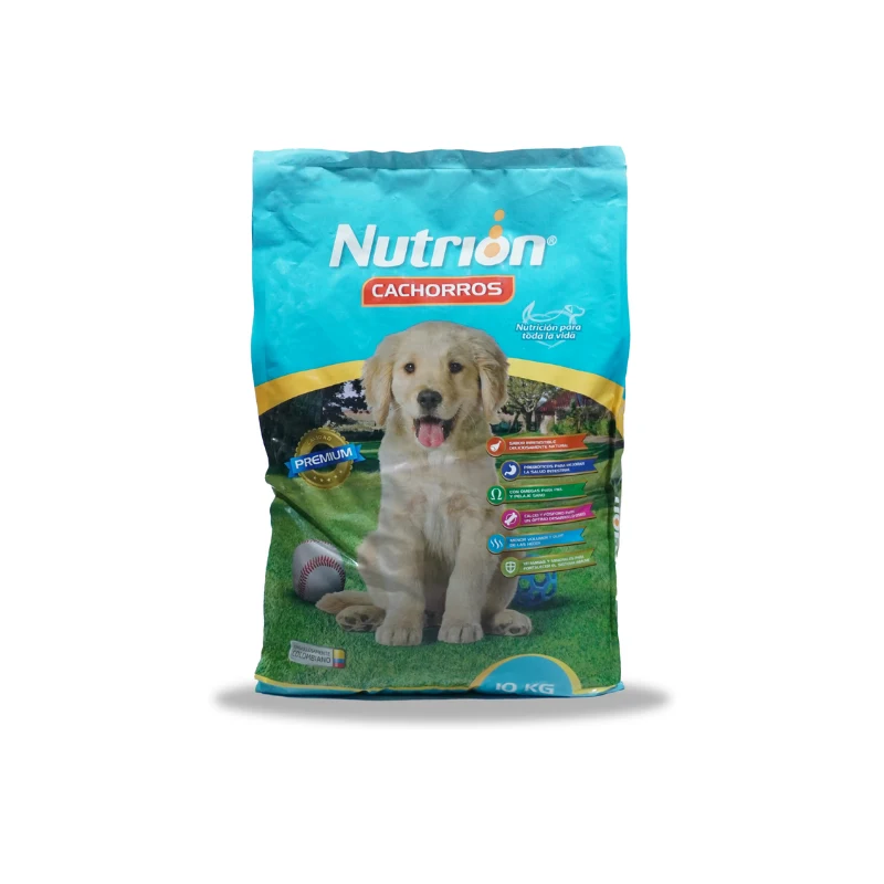 Empaque de Nutrión Perro Cachorro