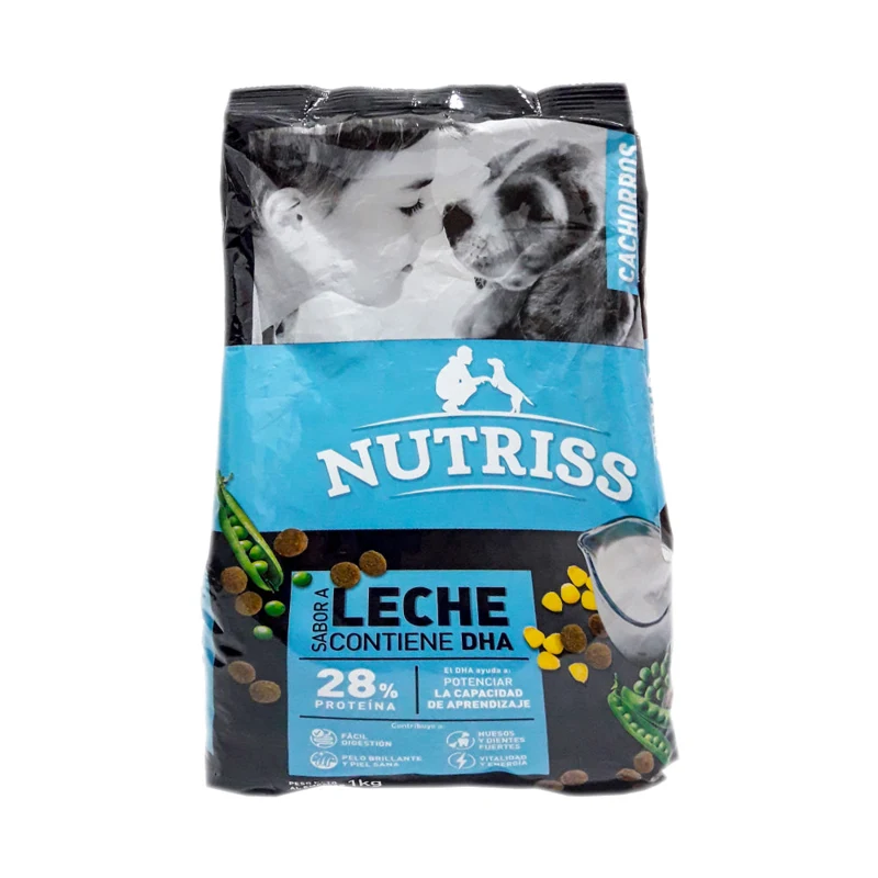 Empaque de Nutriss Cachorro Leche