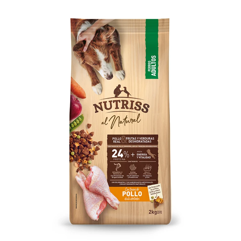 Empaque de Nutriss Natural Perro Adulto Pollo