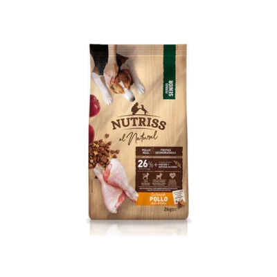 Empaque de Nutriss Natural Perro Senior Pollo