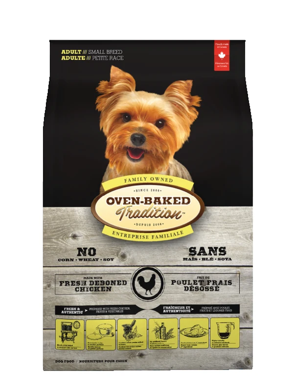 Empaque de Oven Baked Tradition Pollo Para Perro Adulto Raza Pequeña
