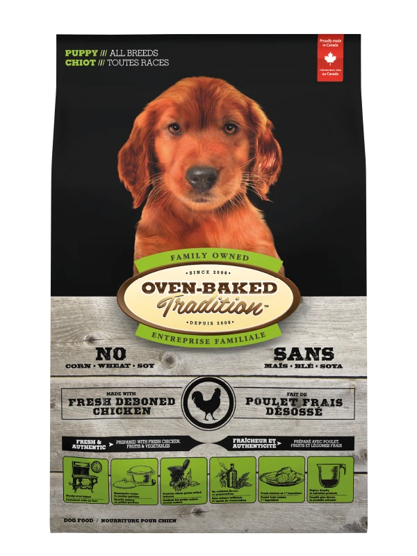 Empaque de Oven Baked Tradition Pollo Para Perro Cachorro
