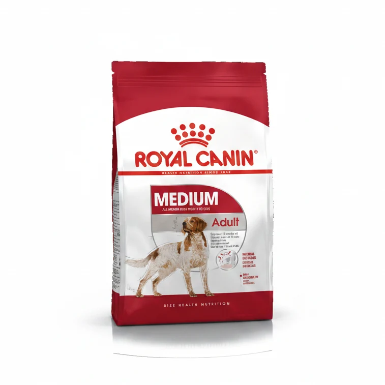 Empaque de Royal Canin Shn Medium Adult