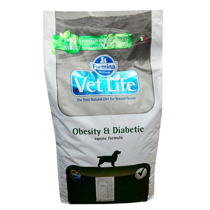 Empaque de Vet Life Obesity & Diabetic