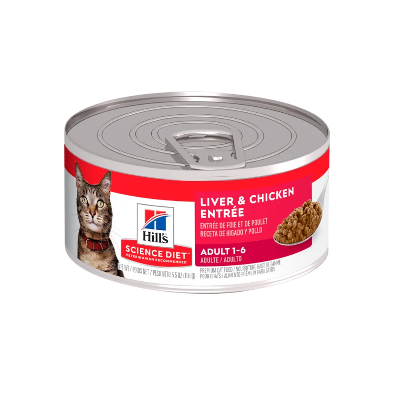 Comida Húmeda para Gato Hills Adulto Liver and Chicken