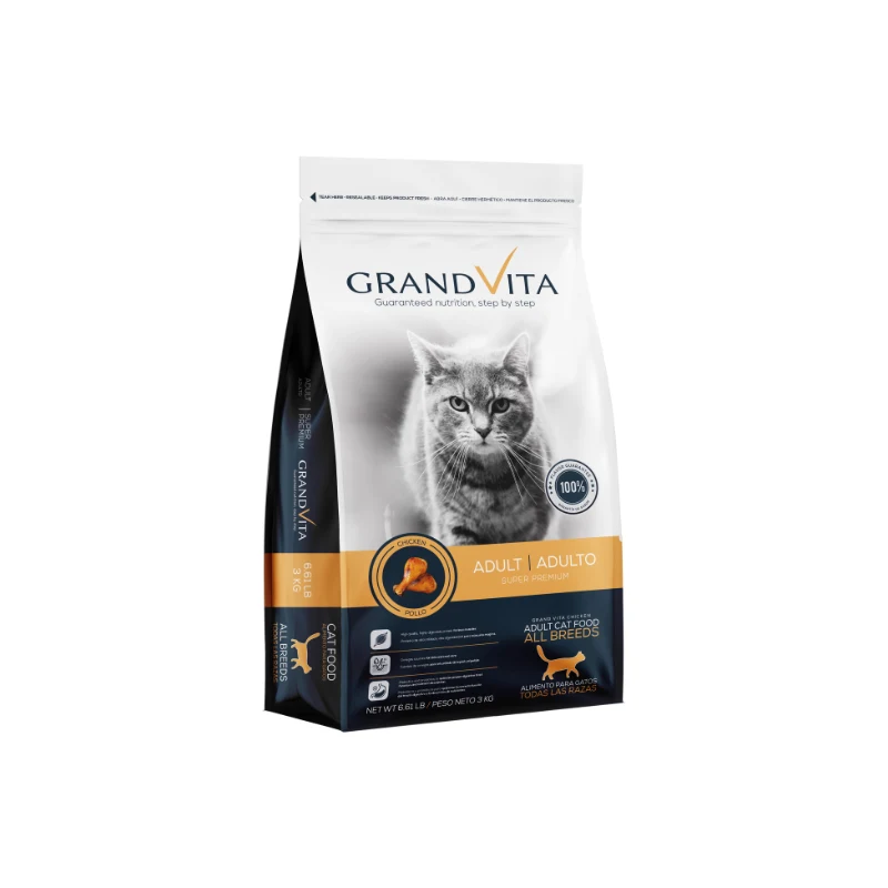 Comida para Gato Grand Vita Adulto Pollo y Salmón