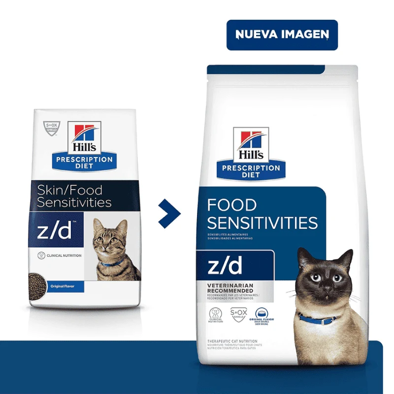Comida para gato Hills Prescription Diet Sensibilidades alimentarias z/d