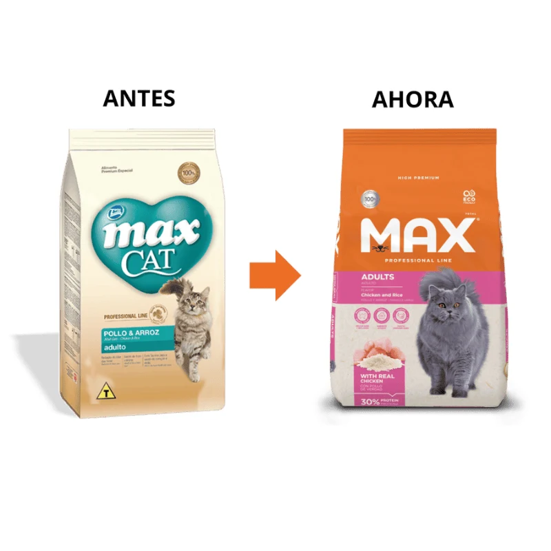 Comida para gato Max Cat Professional Line Adulto Frango & Arroz