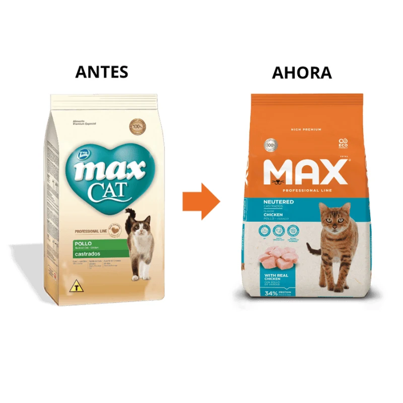Comida para gatos Max Cat Castrados