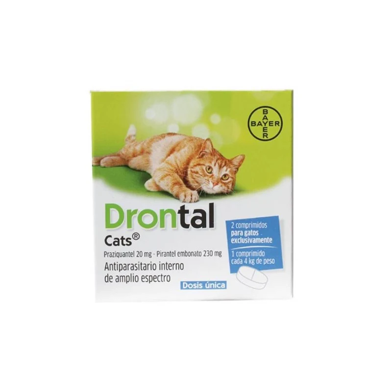 Drontal Gatos x 2 Tab