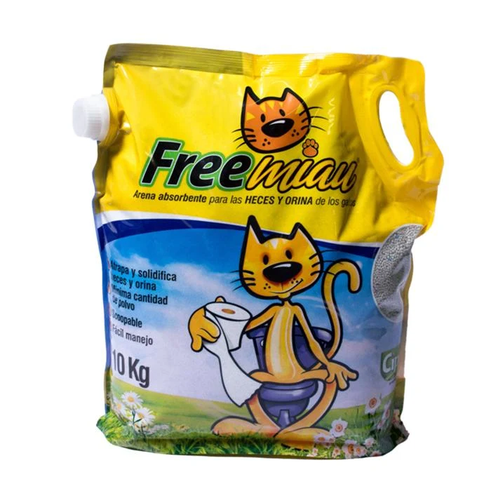 Arena para gatos sin perfume