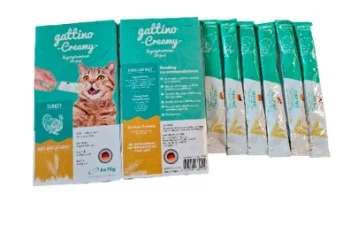 Gattino Creamy With Turkey/Malt 6 Unidades