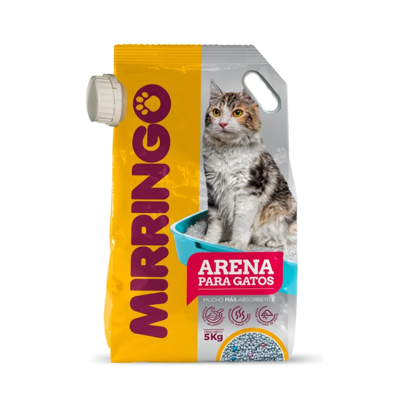 Arena para gatos económica
