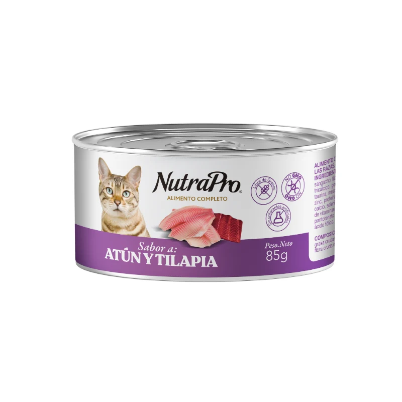 Nutrapro Lata Gato Atún Y Tilapia