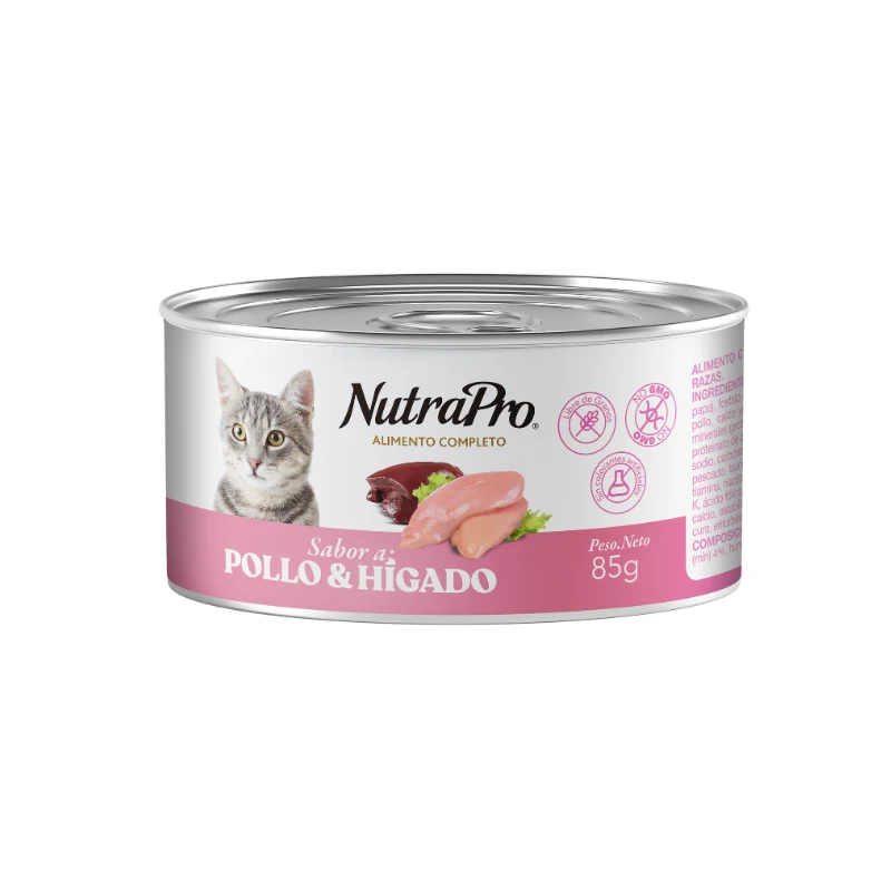 Nutrapro Lata Gato Pollo E Higado