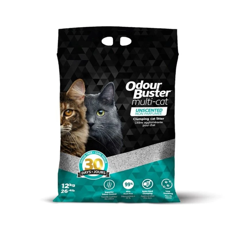 Arena para gatos con control de olores