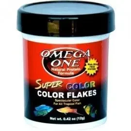 Super Color Flakes Comida Hojuelas Peces Realce Omega 12G