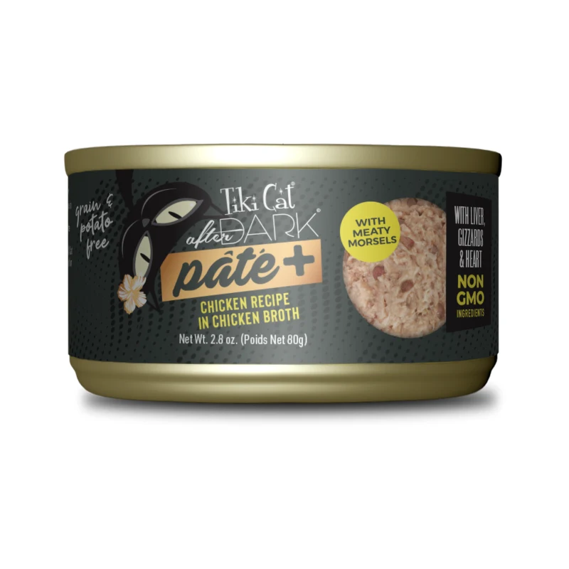 Tiki Cat After Dark Paté de Pollo y Pato para Gatos