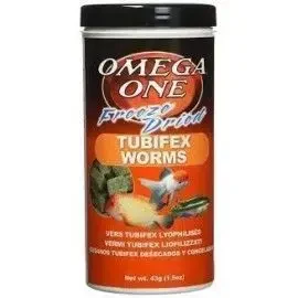 Tubifex Liofilizado Worms 44Gr Omega One Peces