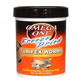 Tubifex Worms 24Gr Omega One Peces