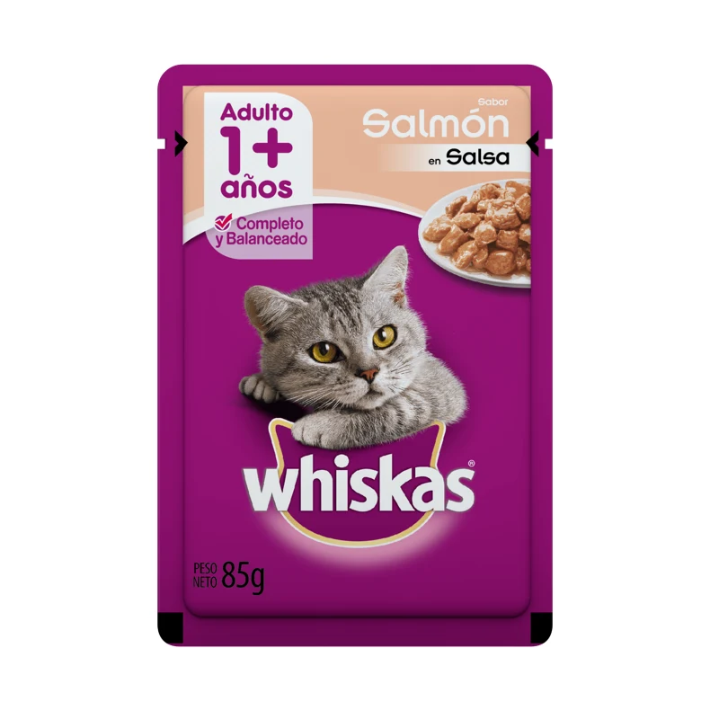 Whiskas Adulto Pouch De Salmón En Salsa